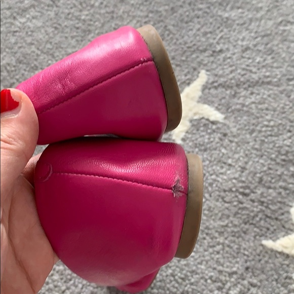 Jcrew pink leather flats - Picture 3 of 3